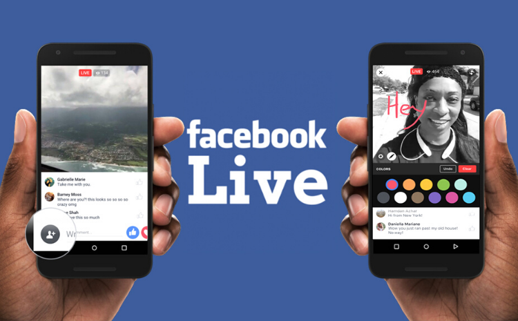 Facebook Live on an android device
