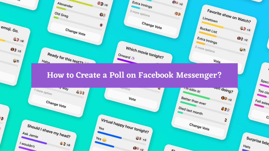 set up a poll on facebook messenger